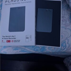 PLAUD AI Voice Recorder in Slate Gray